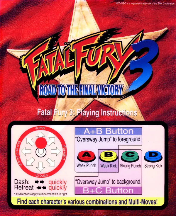Fatal Fury 3 mini marquee